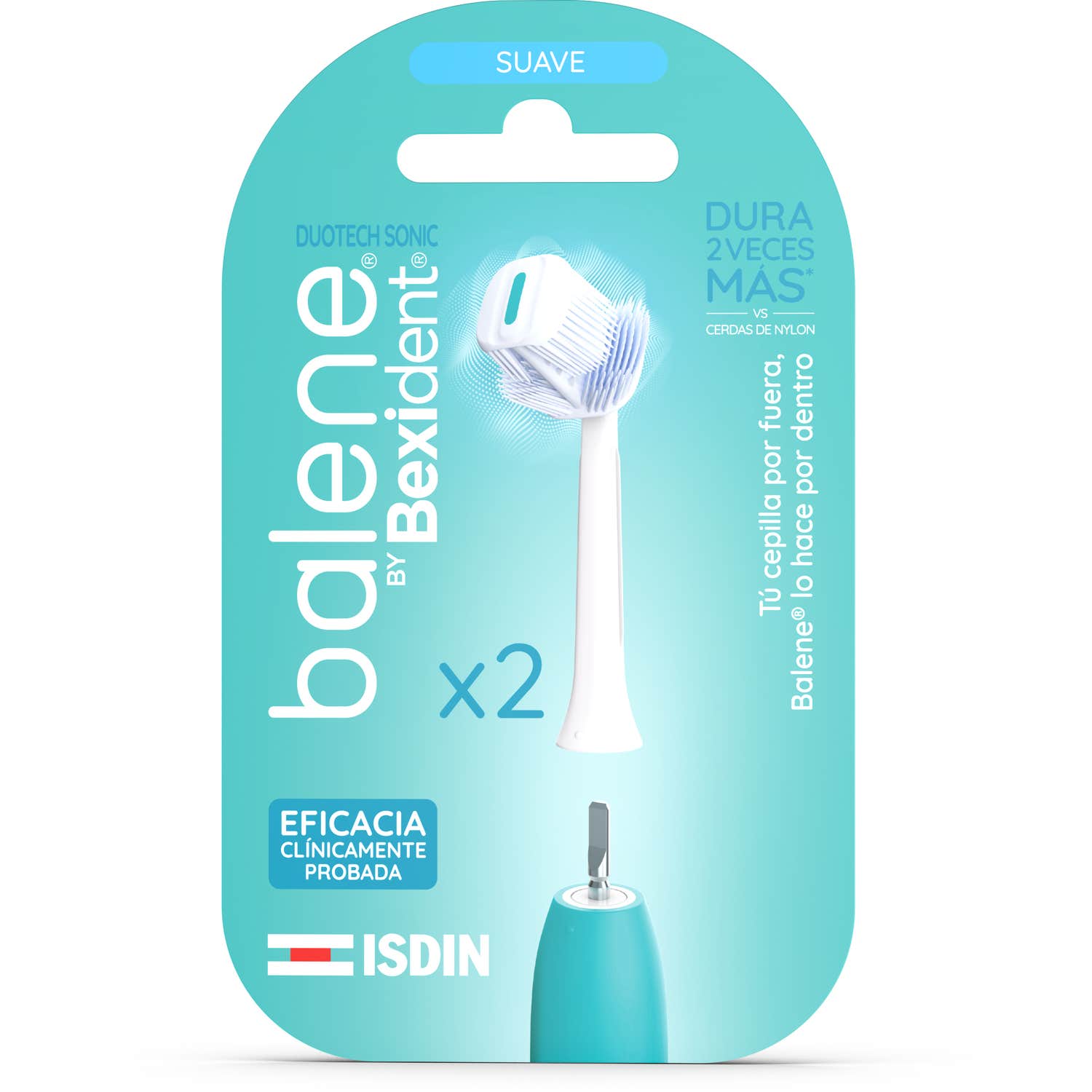 ISDIN Balene By Bexident Duotech Sonic Cabezal Suave 2 uds