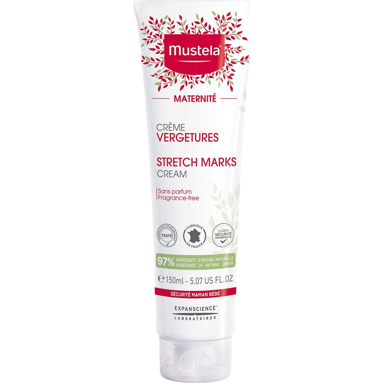 Mustela Maternidad Crema Estrías Acción 3 en 1 sin Perfume 150ml
