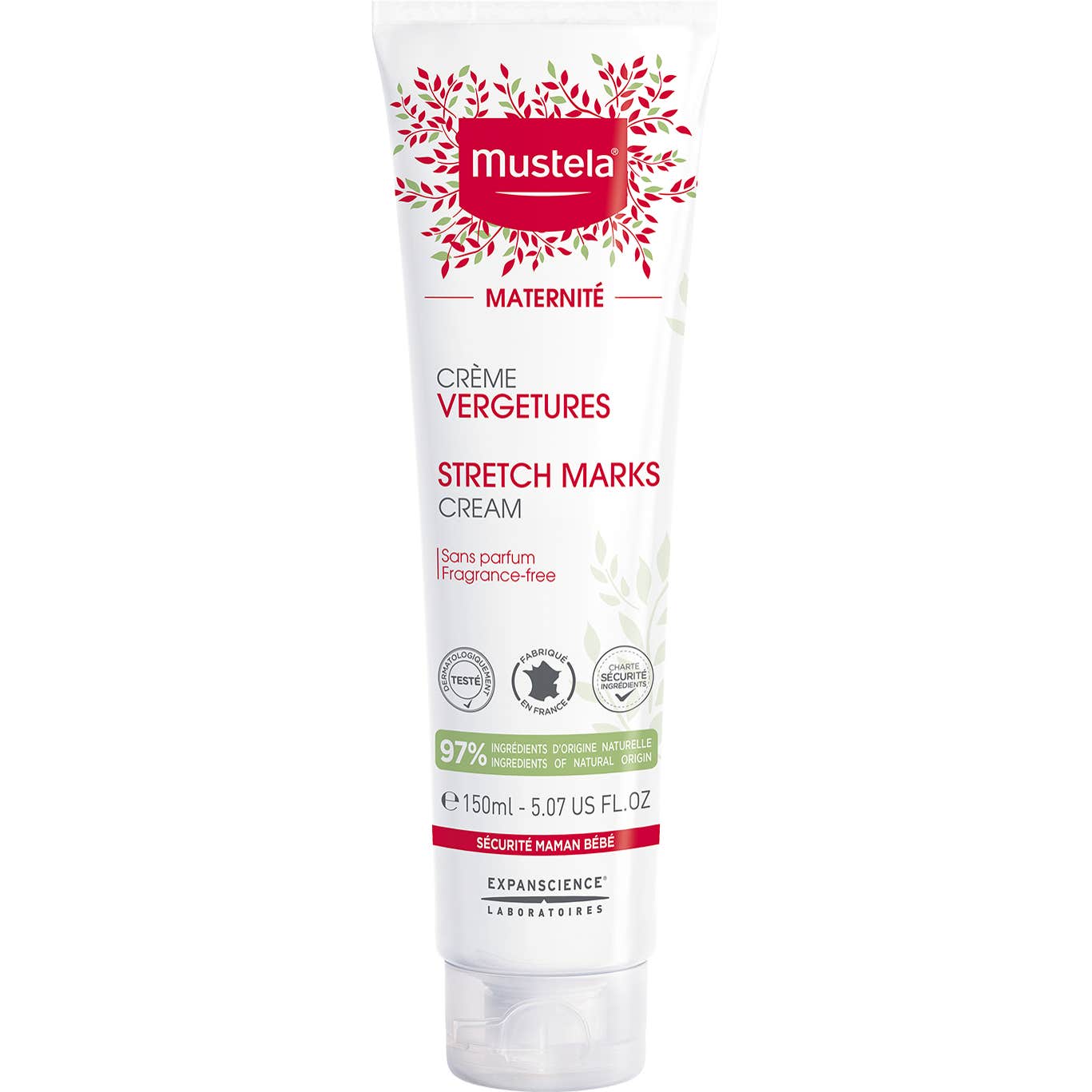 Mustela Maternidad Crema Estrías Acción 3 en 1 sin Perfume 150ml