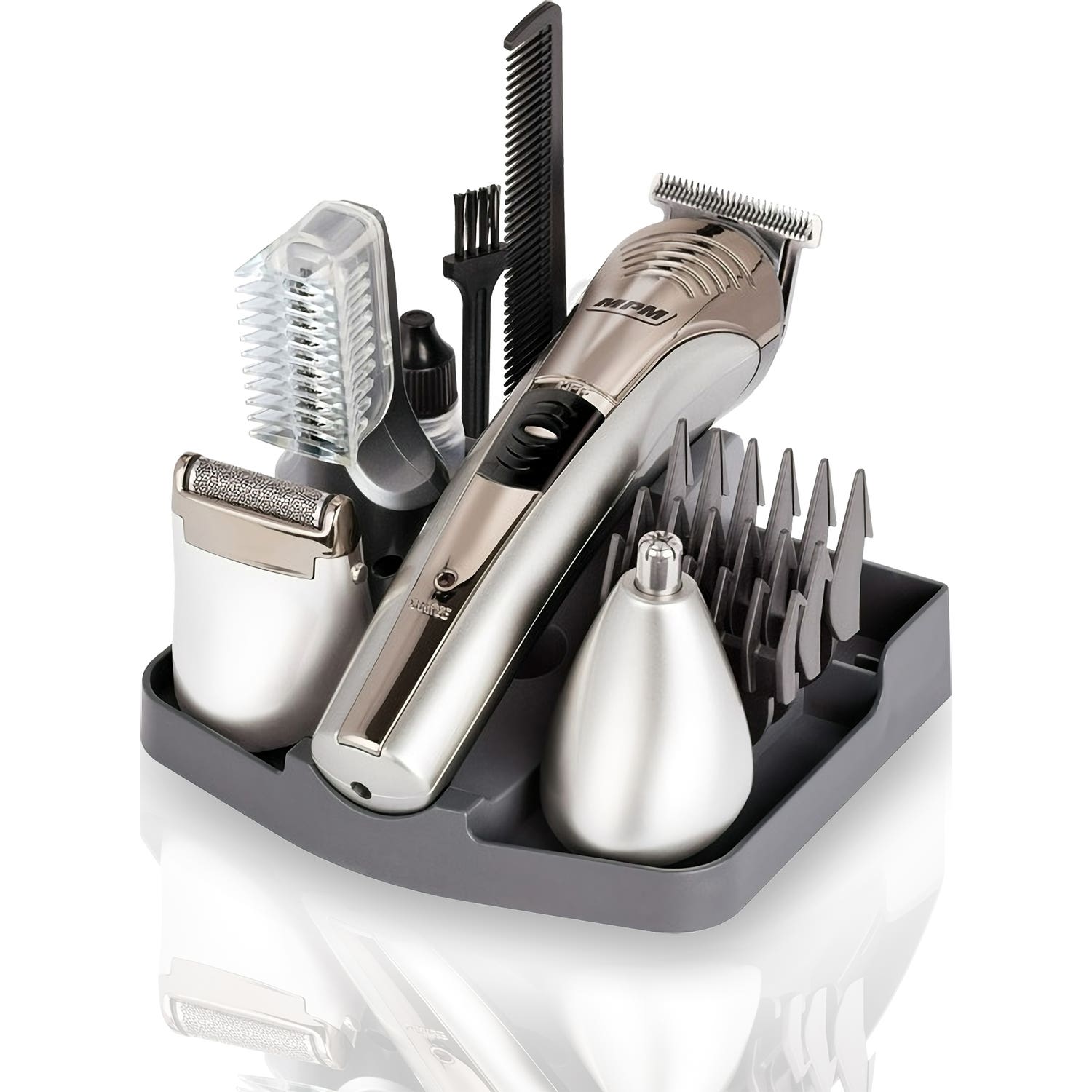 Mpm Mmw-04 Set Cortapelos Inalámbrico Hombre Cabezales Intercambiables