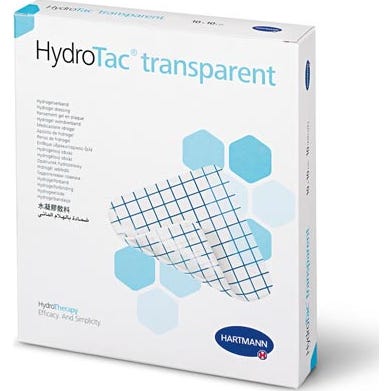 Hydrotac Transparent Apósito No Adhesivo 20x20cm 10uds