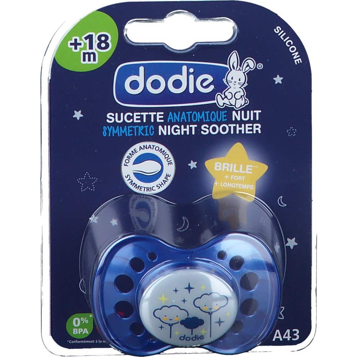 Dodie Chupete Anatómico Silicona +18m nº43