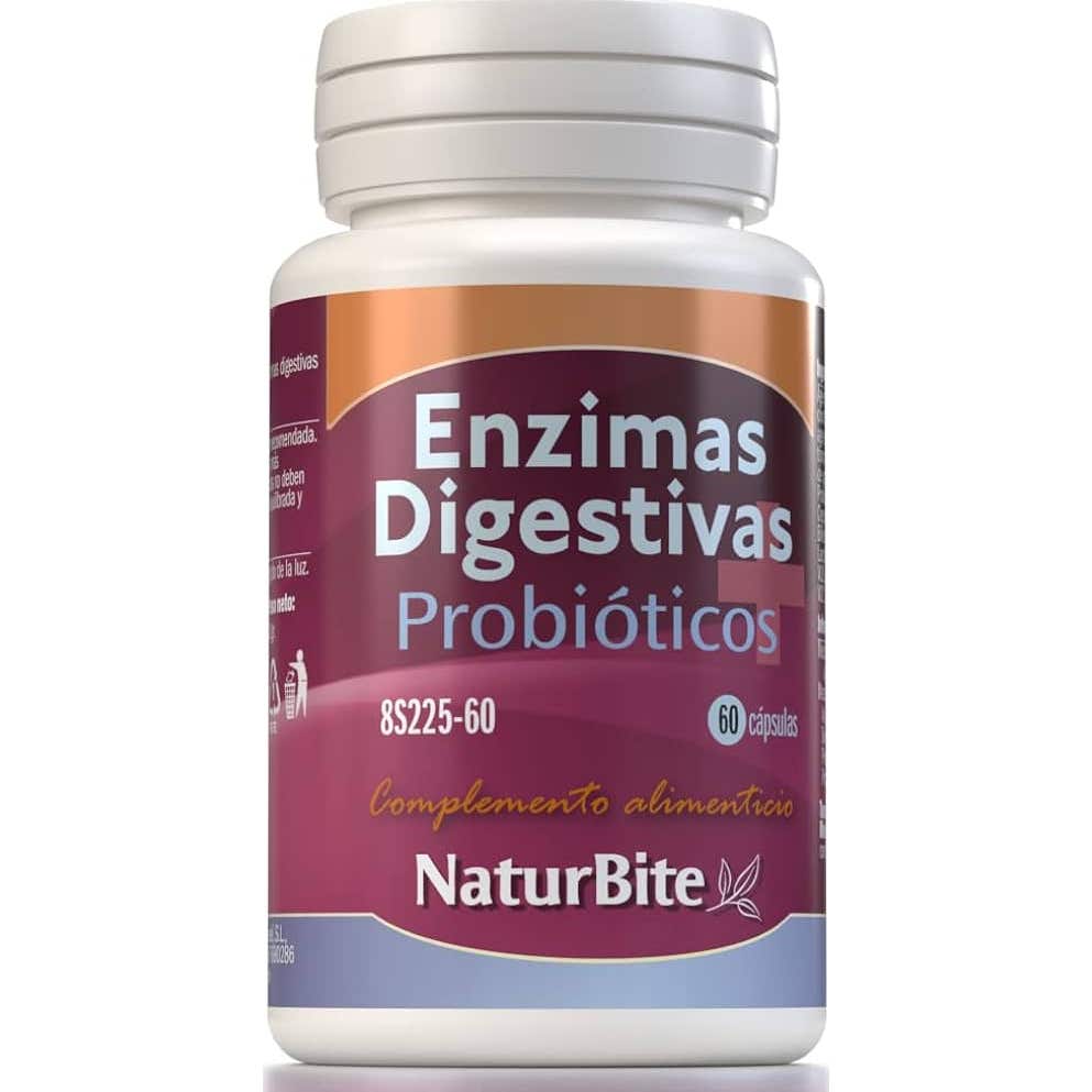 Naturbite Enzimas Digestivas Y Probióticos 60 Cápsulas - Imagen 2