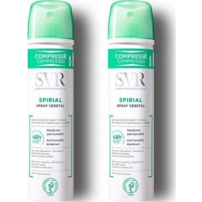 Svr Desodorante Spirial Vegetal Comprimido 2x75 ml