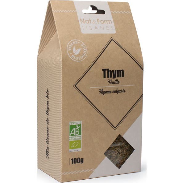 Nat&Form Tisane Thym Bio 100 G