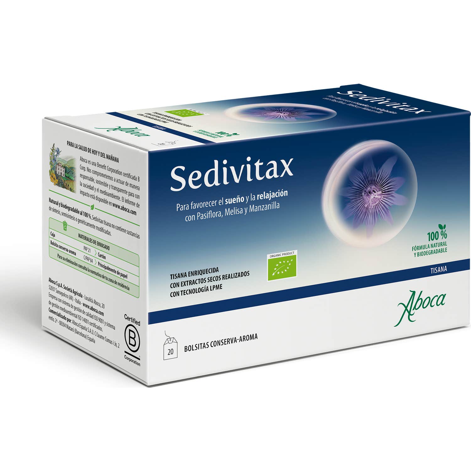 Aboca Sedivitax Tisana 20Uds