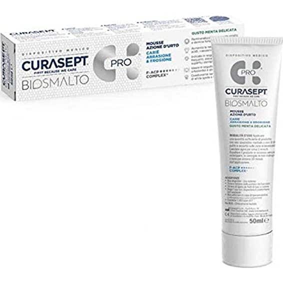 Curasept Biosmalto Mousse Menta 50ml