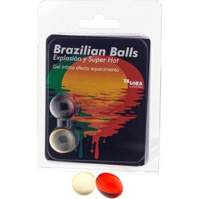 Diverty Sex Taloka Brazilian Balls Exciting gel Efecto Super Caliente 2 uds