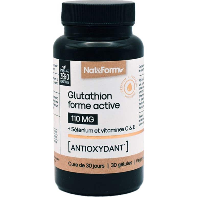 Nat&Form Glutatión 110 mg 30 Perlas