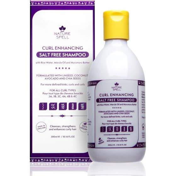 Nature Spell Curl Enhancing Salt Free Shampoo 300ml