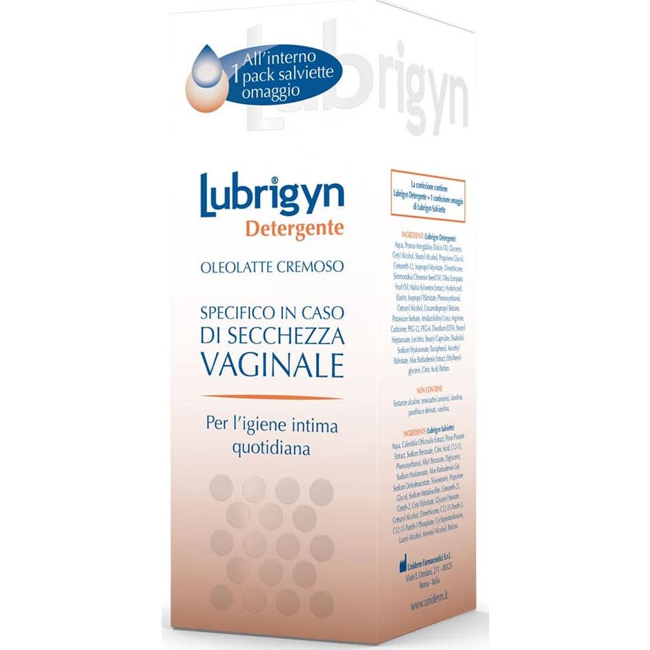 Uniderm Lubrigyn Set Limpiador + Toallitas Higiénicas Íntimas