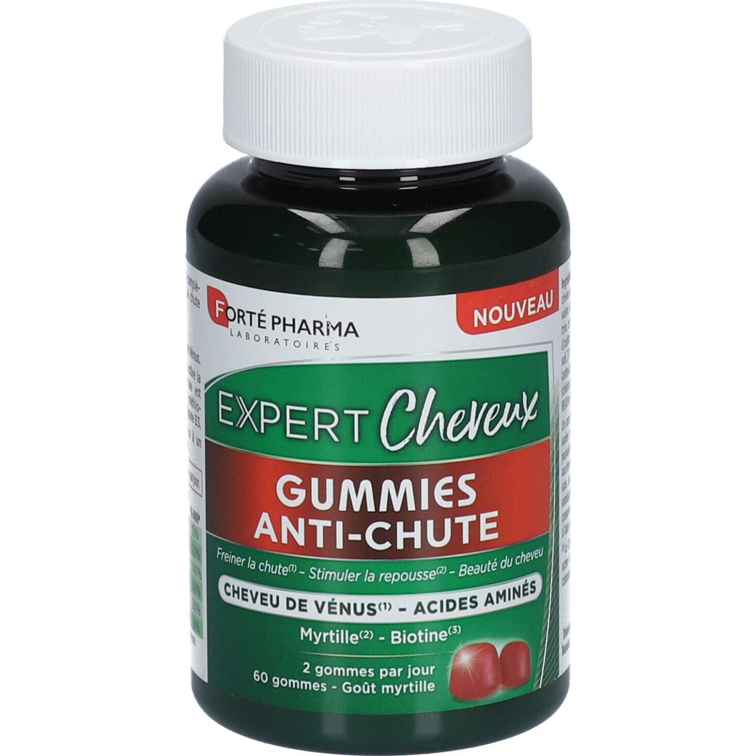 Forte Pharma Rojos Forté Pharma Expert Cabello Gummies Anticaída 60Uds