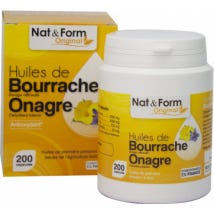 Aceite de Onagra y de Borraja de Forma Natural 200 caps