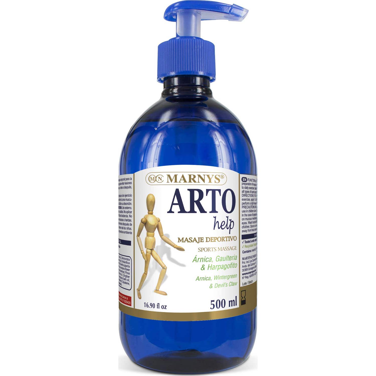 Marnys Artohelp Aceite de Masaje Deportivo 500ml