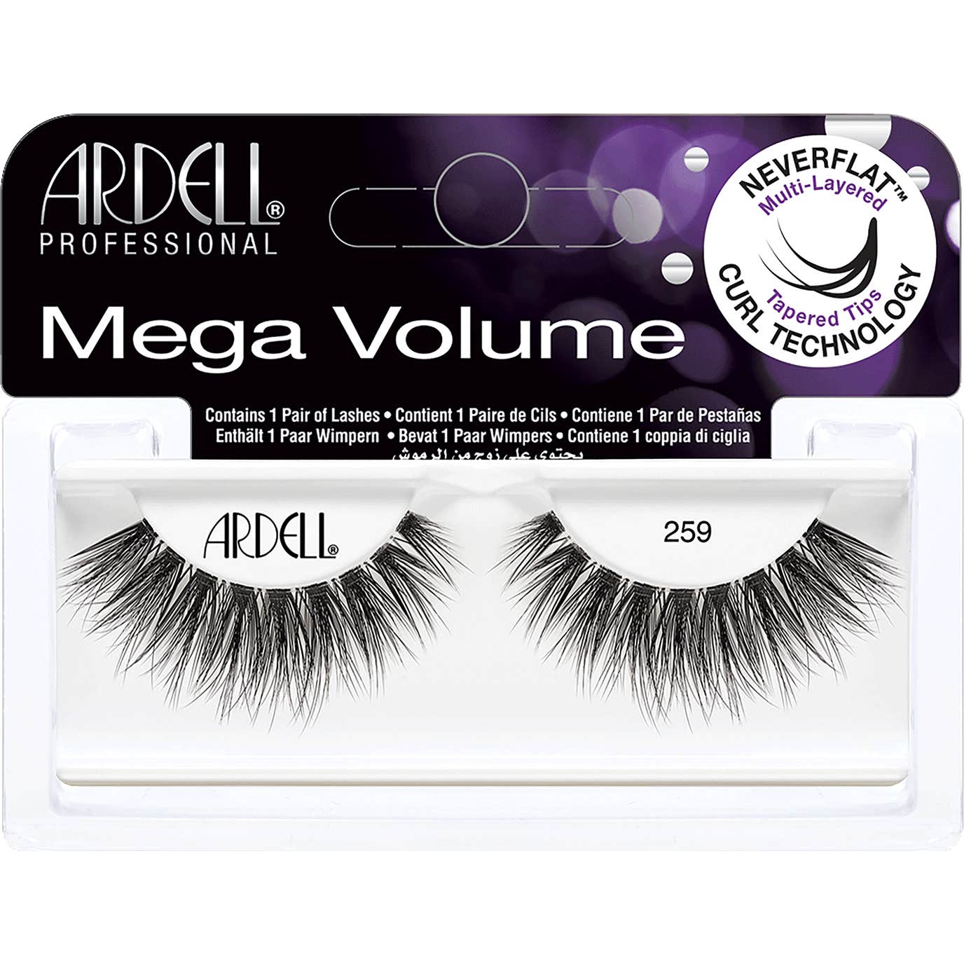 Ardell Mega Volume Pestañas Postizas Nro 259 1 par