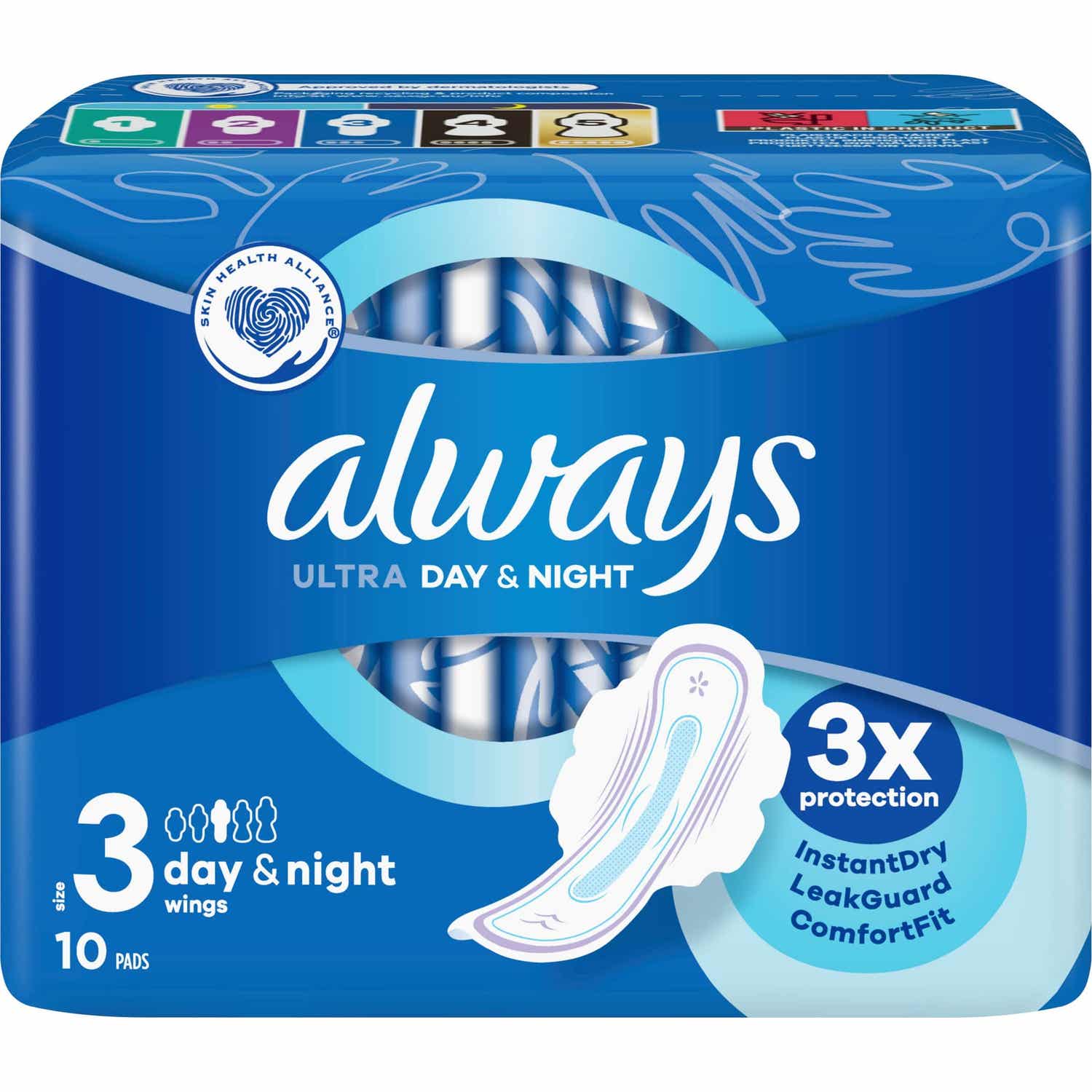 Always Lingettes Ultra Day & Nuit 10uds