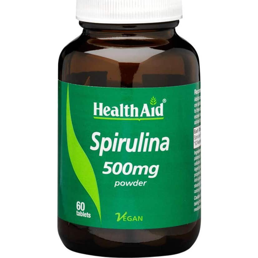 HealthAid Espirulina 500mg 60comp