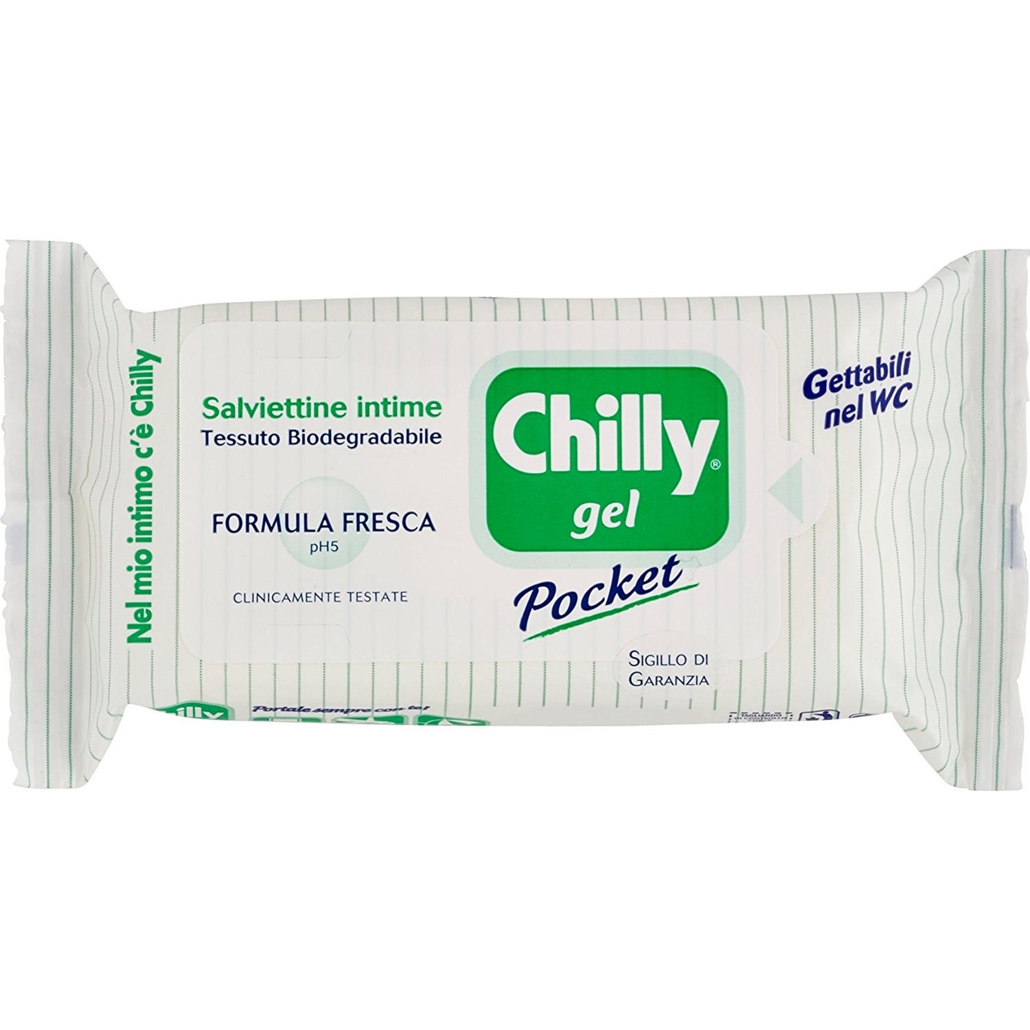 Chilly® Pocket toallitas refrescante 12uds