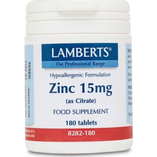Lamberts 10 X Zinc Como Citrato 180 Tabletas De 15Mg - Imagen 2