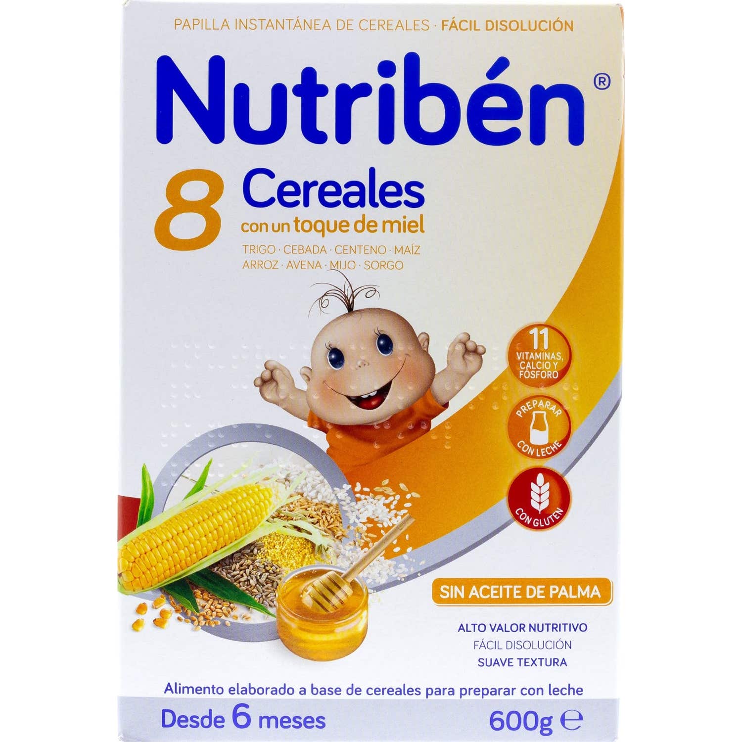 Nutribén® 8 Cereales y Miel 600gr