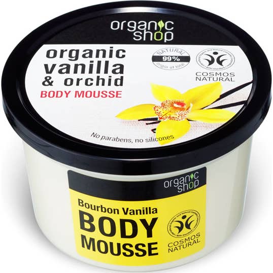 Organic Shop Mousse Corporal Vainilla Bourbon 250 Ml