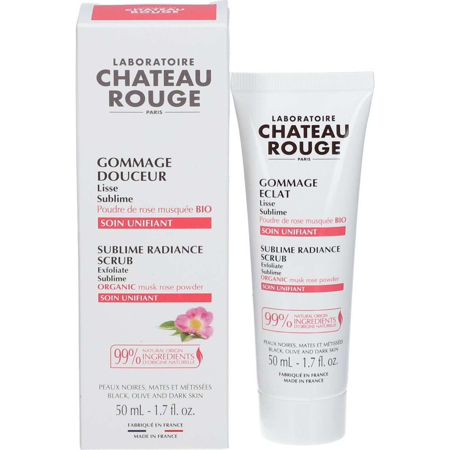 Chateau Rouge Exfoliante Suave Polvo de Rosa Mosqueta Bio 50ml