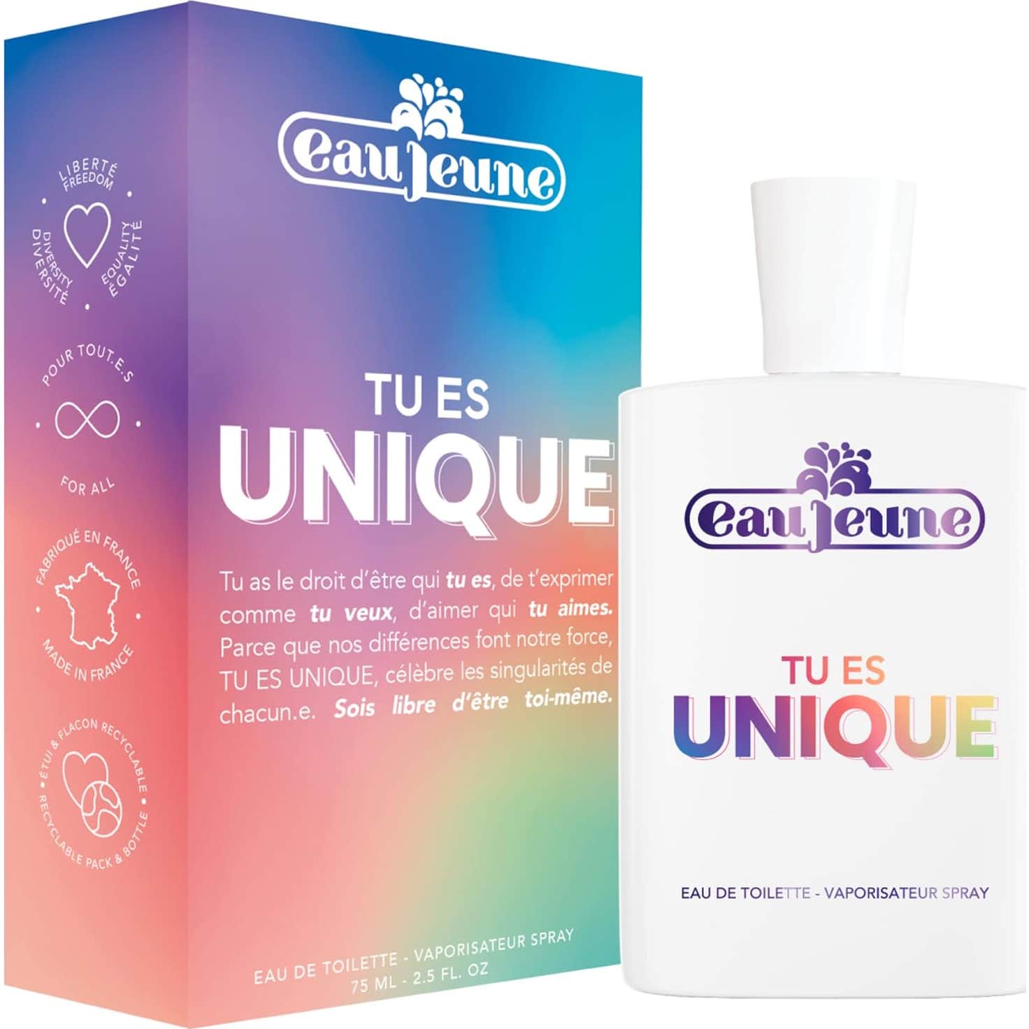 Eau Jeune Tu Es Unique Eau de Toilette 75ml