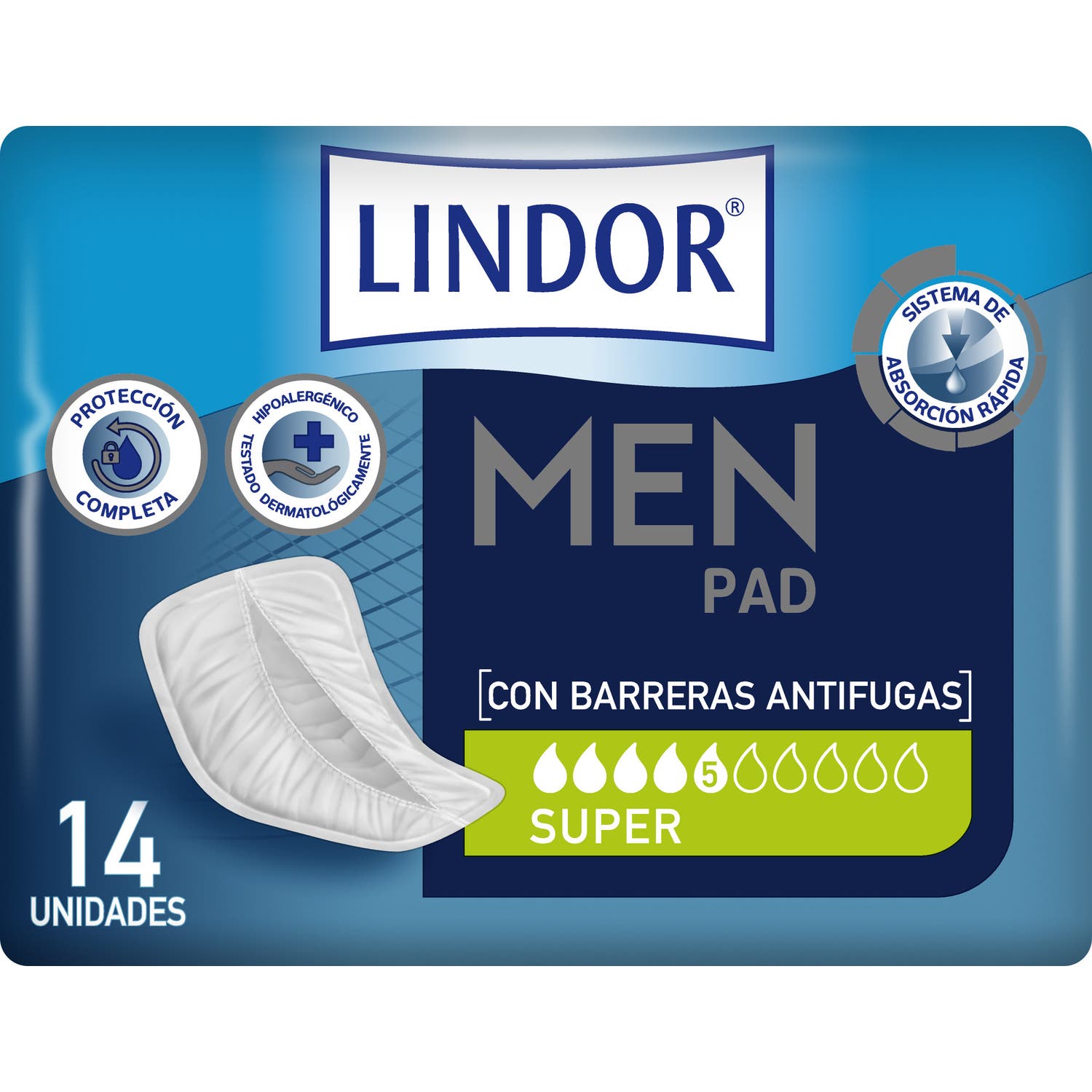 Lindor Men Pad Super 14uds