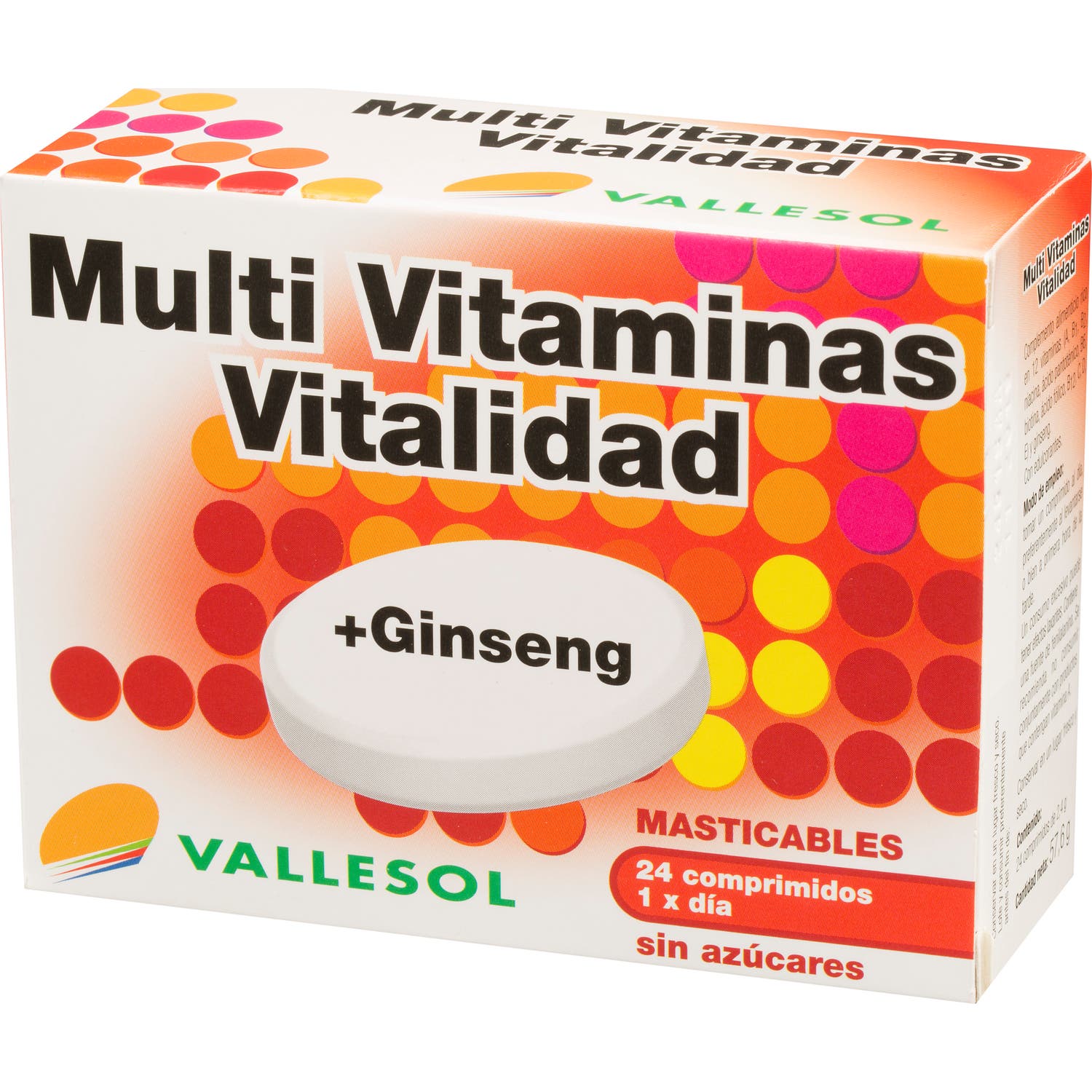 Vallesol Multivitaminas + Ginseng 24comp