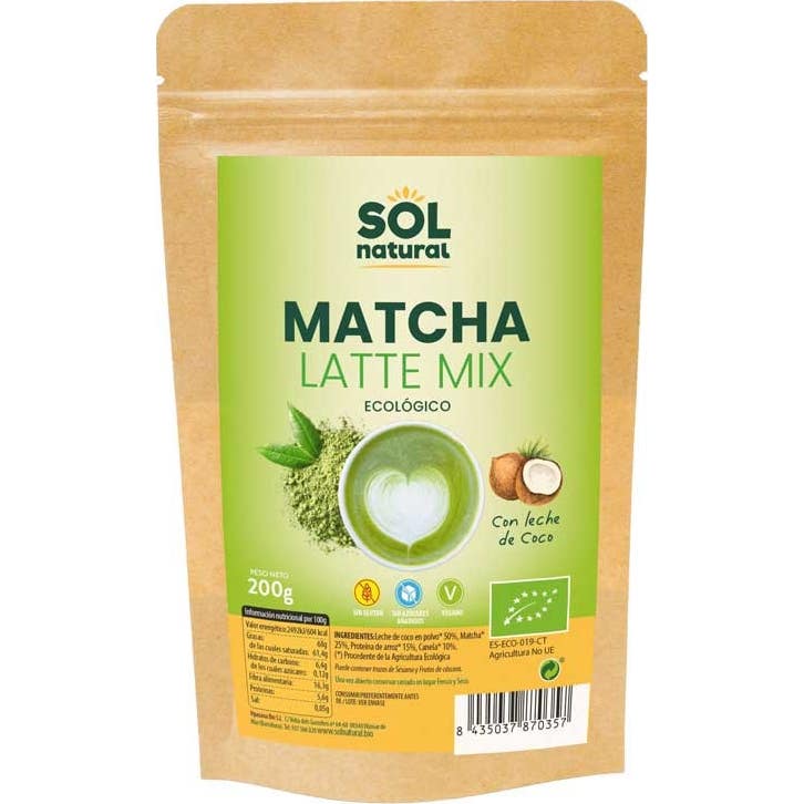 Sol Natural Matcha Latte Mix Bio 200g