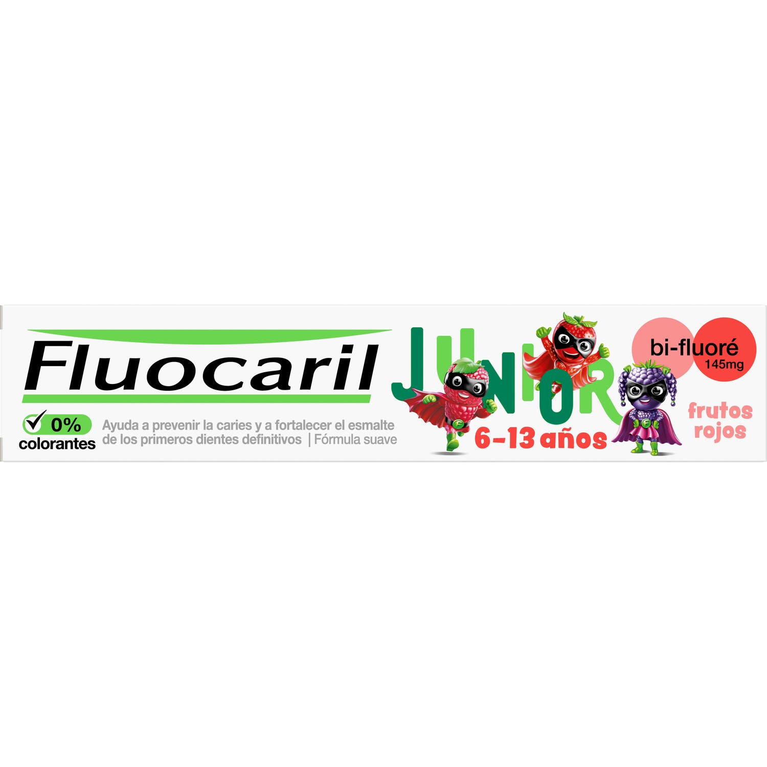 Fluocaril Pasta Junior Frutos Rojos 75ml