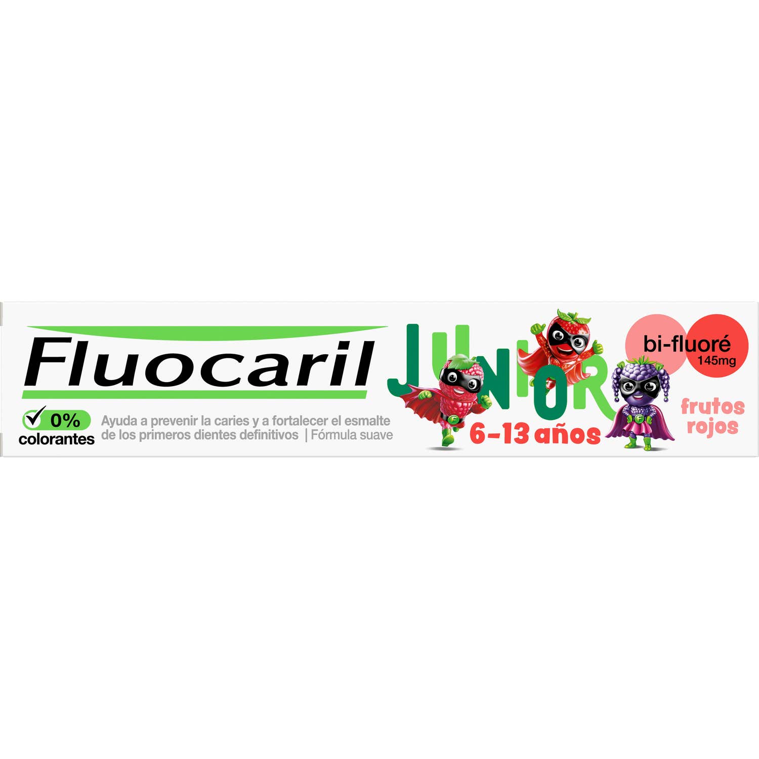 Fluocaril Pasta Junior Frutos Rojos 75ml