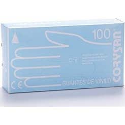 Corysan guantes Vinilo Talla Mediana 100 uds