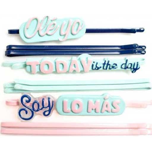 Mr Wonderful Clips de Pelo Ole Yo 9 uds