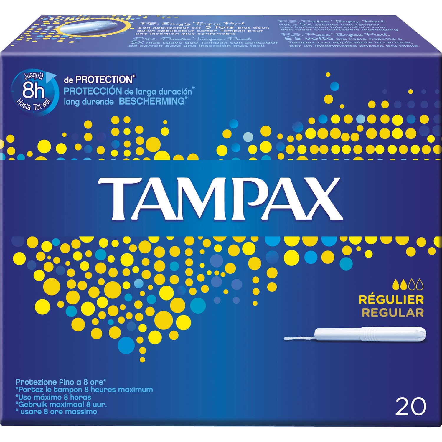 Tampax Blue Box Regular 20Pzas