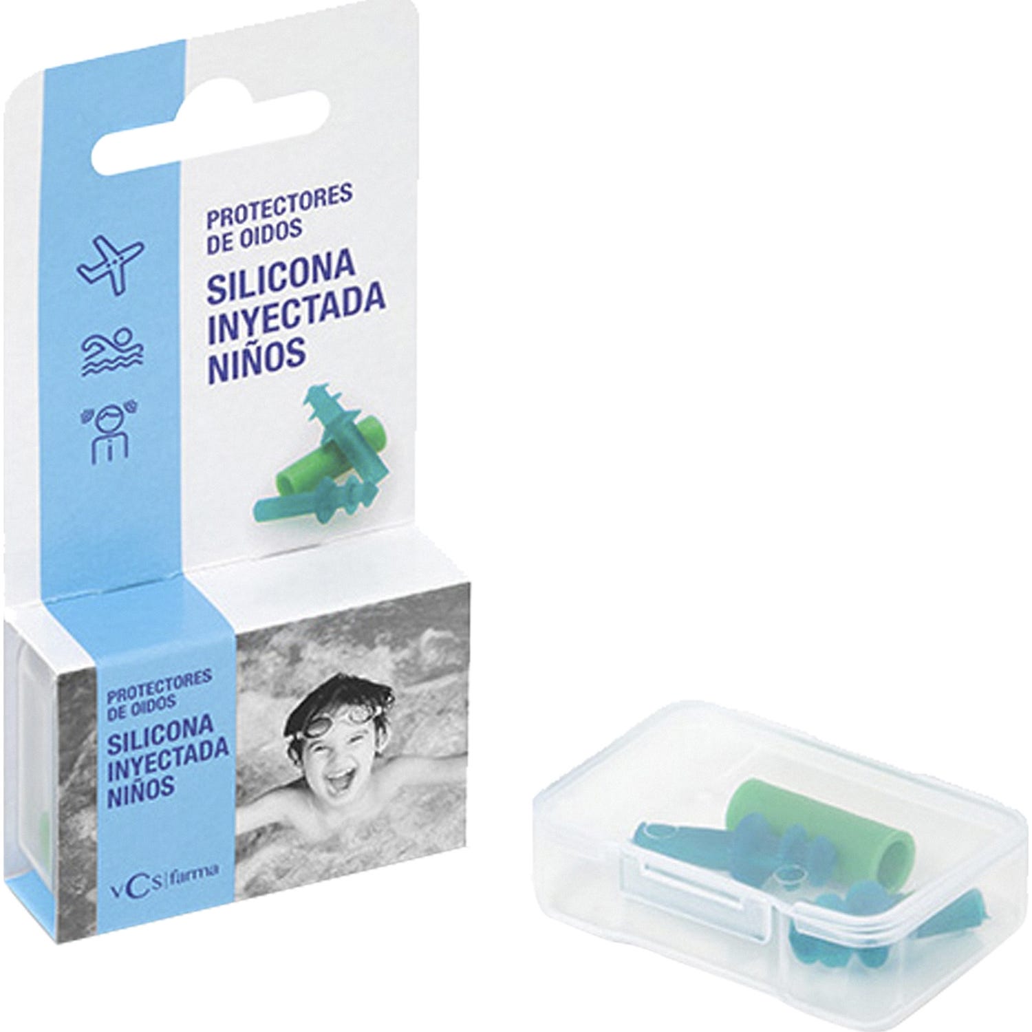 VCS Tapones Silicona Inyectada Niños 2uds