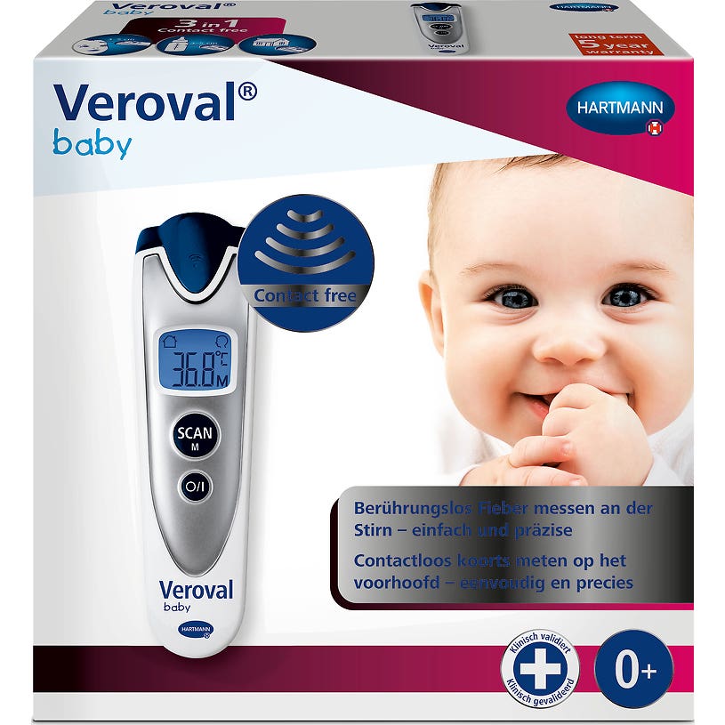 Veroval Baby Termómetro Infrarrojos Contact Free