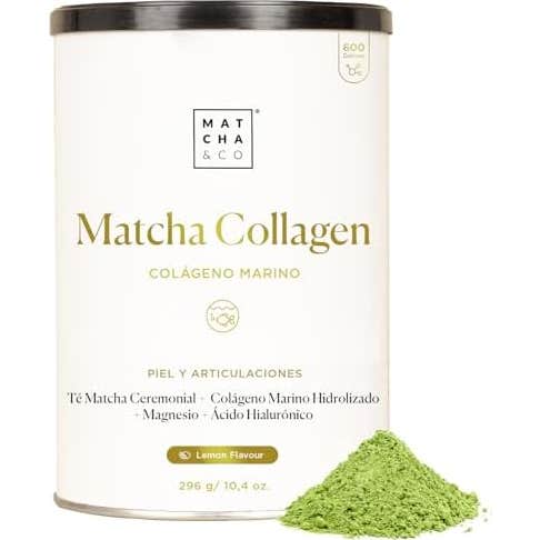 Matcha & Co Matcha Collagen Colágeno Marino Sabor Limón 290g