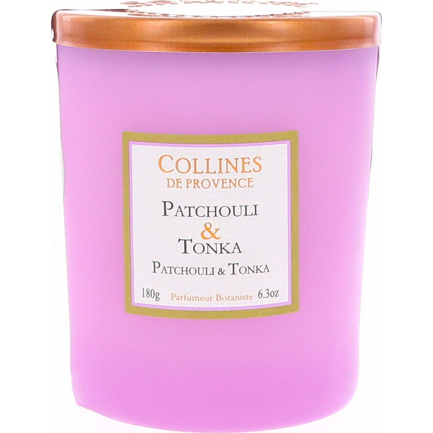 Collines de Provence Vela Perfumada Pachulí & Tonka 180g