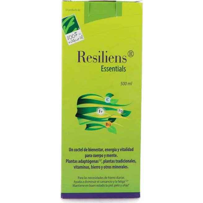 100% Natural Resiliens Essentials 500Ml - Imagen 3
