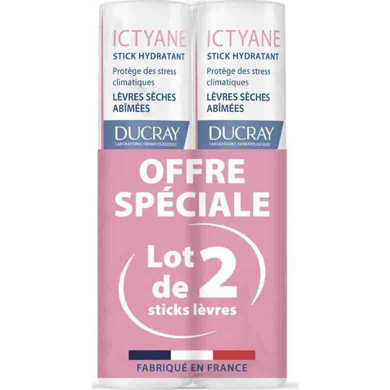 Ducray Ictyane Pack Stick Hidratante Labios Secos 2x3g