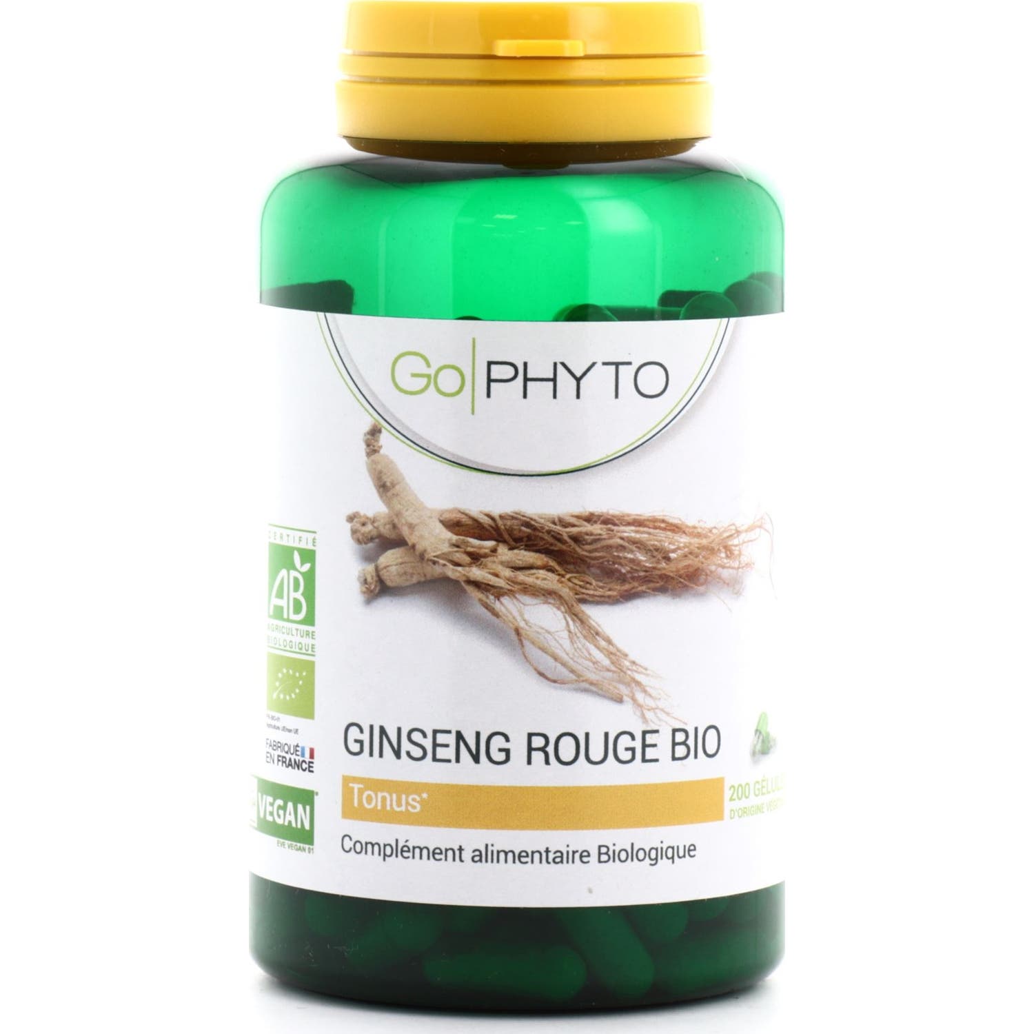 Go Phyto Ginseng Rouge Bio 200caps