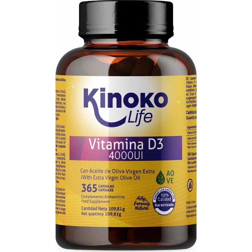 Kinoko Life Vitamina D 4000UI 365caps