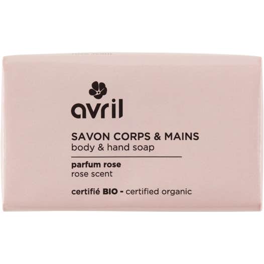 Avril Jabón de Manos y Cuerpo Rosa Bio 100 g