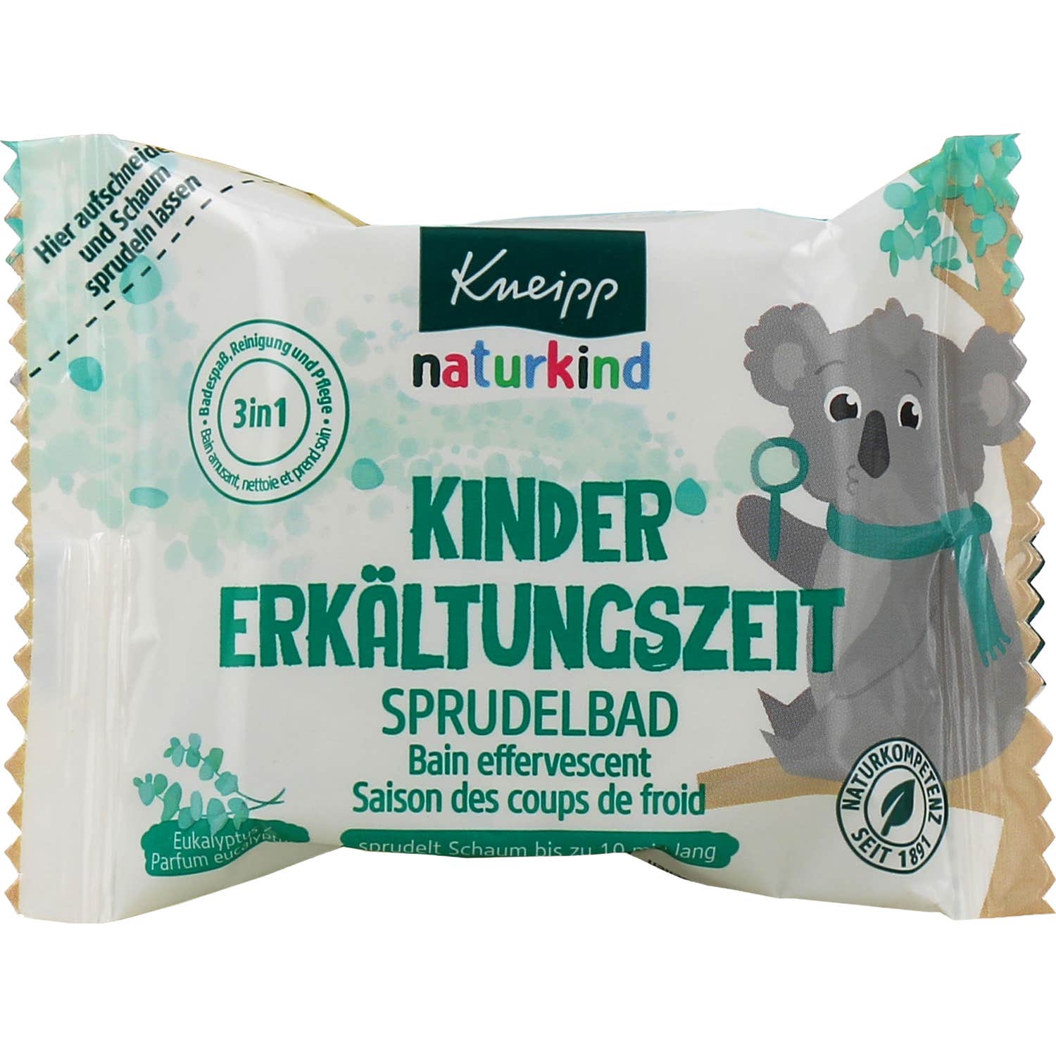 Kneipp Kids Barra de Baño Eucalipto 80g
