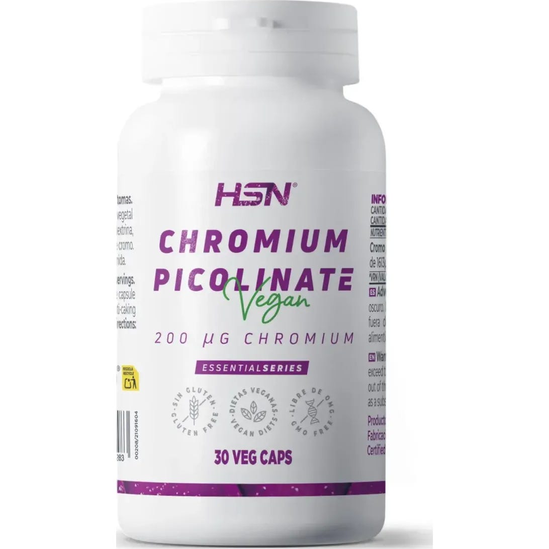 HSN Picolinato de Cromo 200mcg 30vcaps