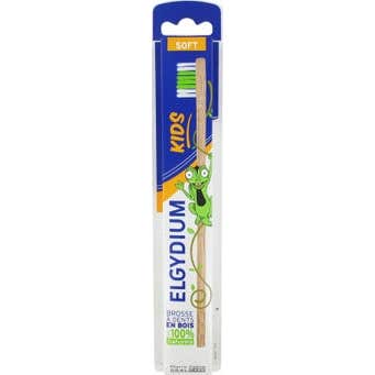 Elgydium Cepillo de Dientes de Madera Suave para Niños 1 ud