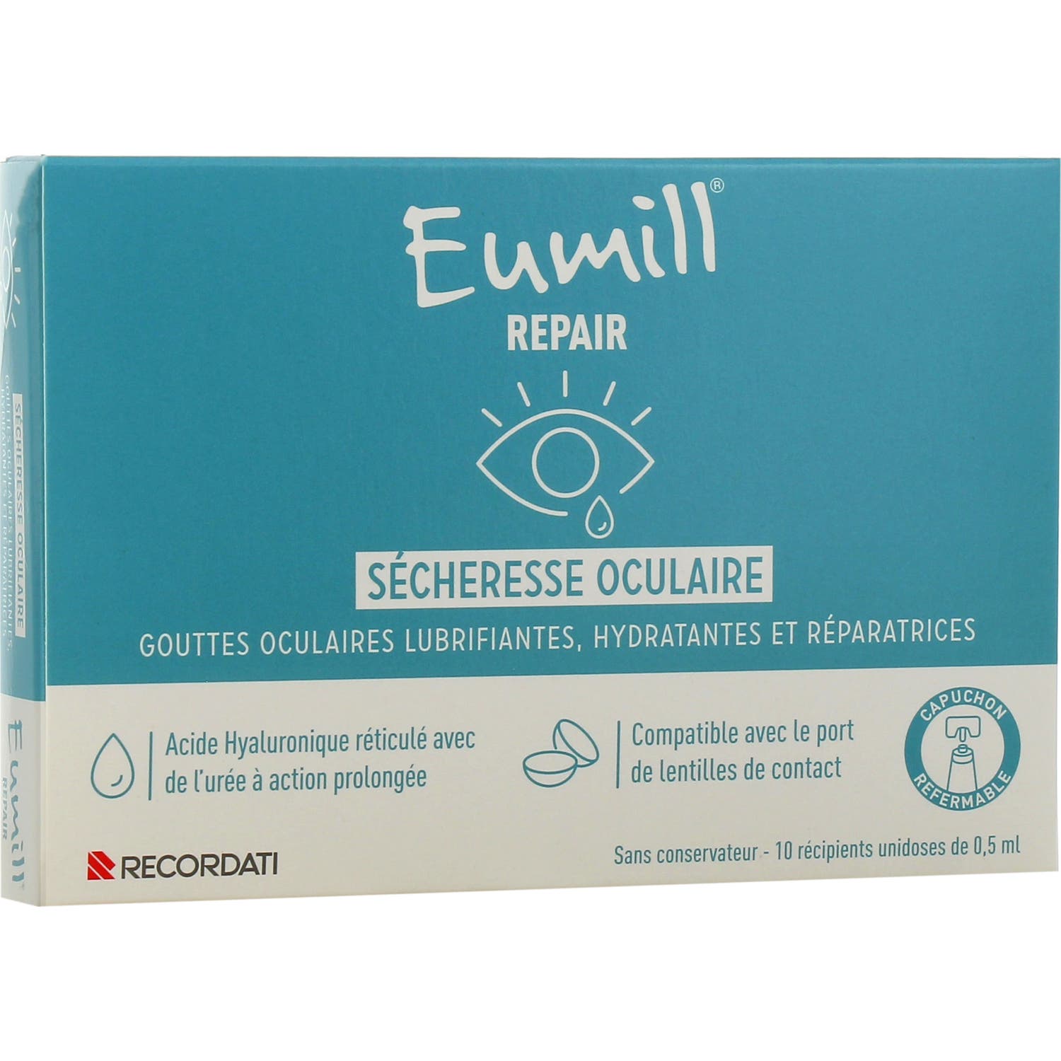 Eumill Repair Sequedad Ocular 10x0.5 ml