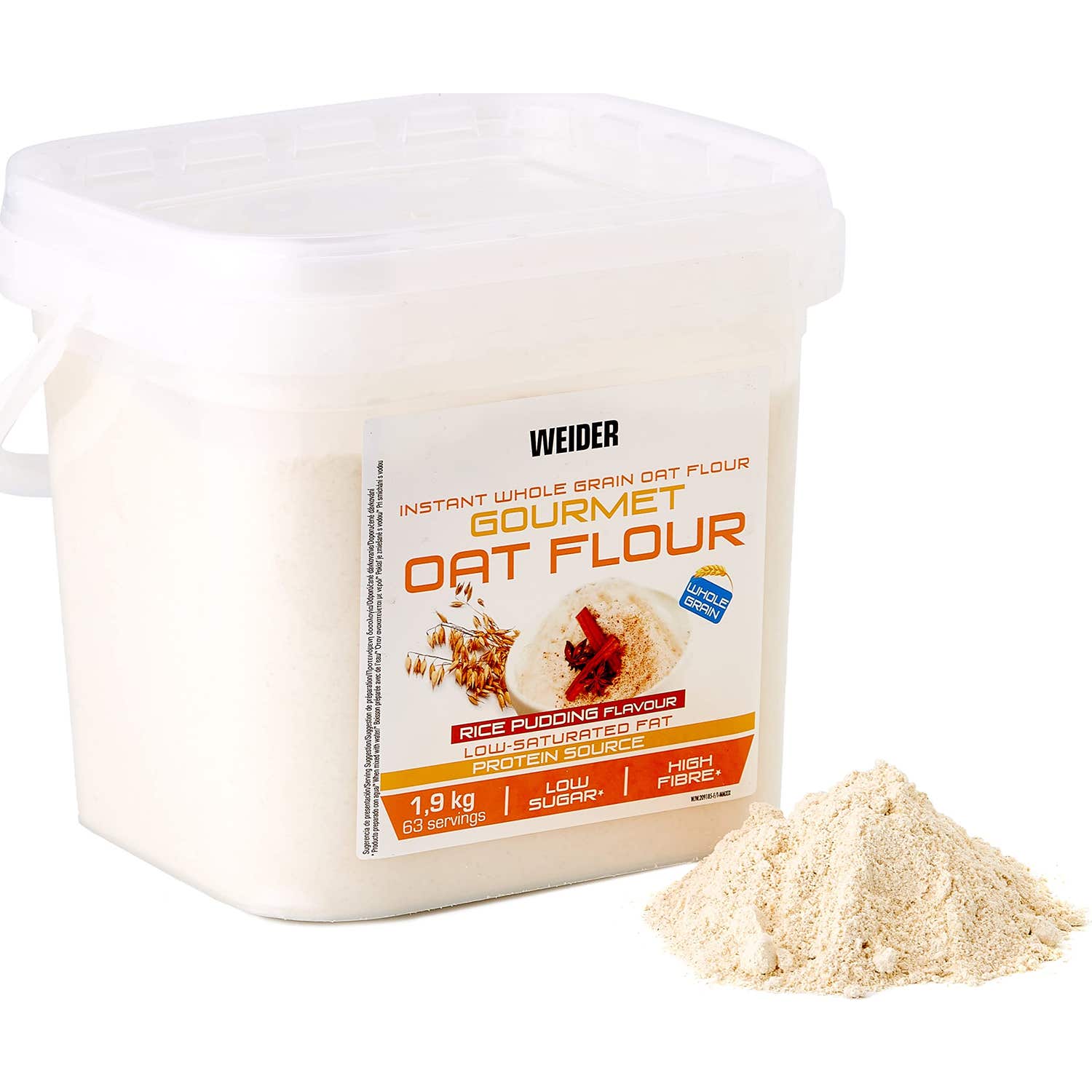 Weider Oat Gourmet Flour Arroz Leche 1900g