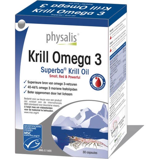 Physalis Krill Omega 3 30caps